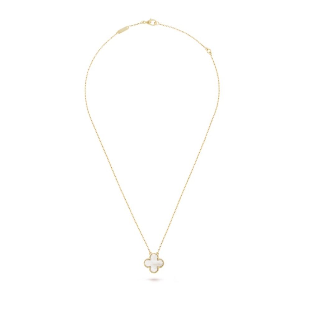 Van Cleef & Arpels Vintage Alhambra pendant 18K yellow gold, Mother-of-pearl